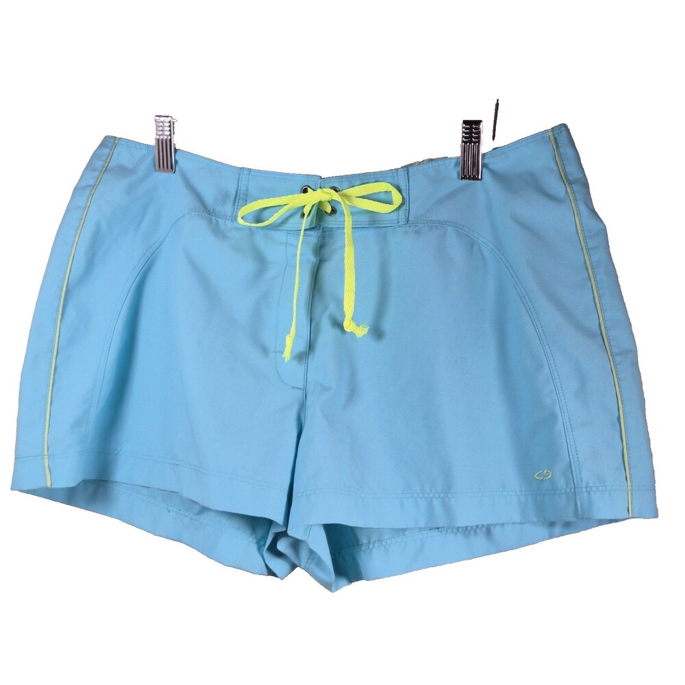 Champion Womens Blue Athletic Shorts Size Medium M Running Drawstring 3 In
